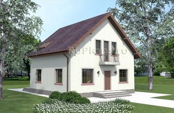 Каркасный дом с мансардой Ка18-29
